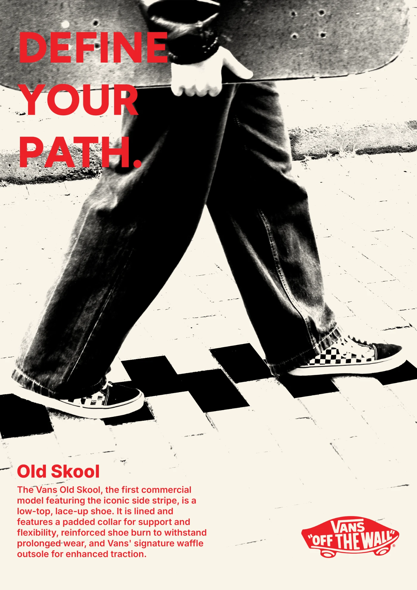 Define Your Path başlıklı Vans posteri