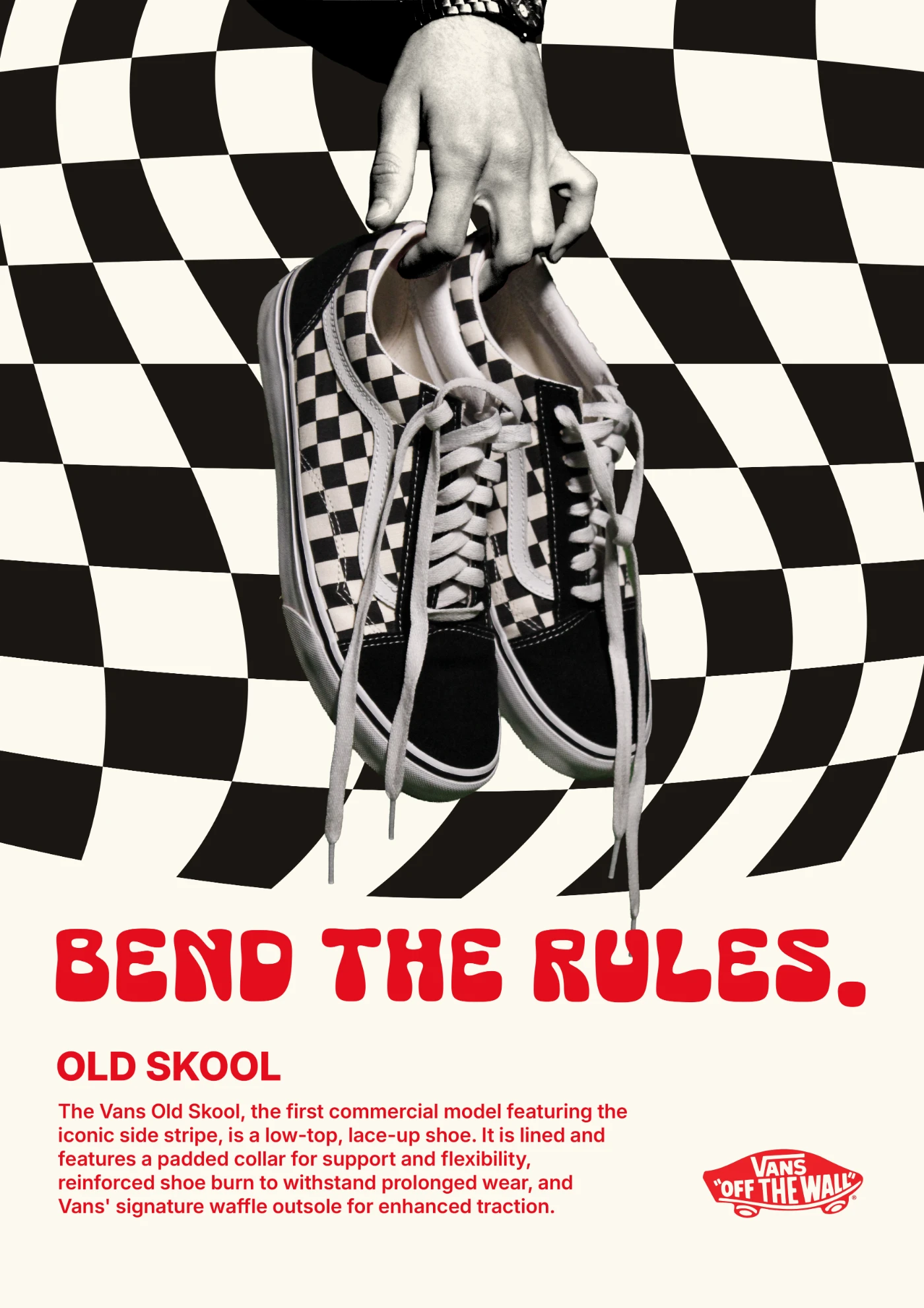 Bend the Rules başlıklı Vans posteri